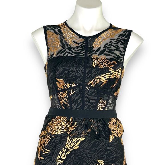 Revolve THREE FLOOR Pine For You Dress Black Maxi Size 4 ($555) Wedding Formal - Picture 9 of 11